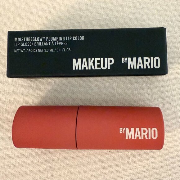 Makeup By Mario Moistureglow Plumping Lip Color Soft Blush Pink Vegan Cruel 3.3m - Picture 2 of 5